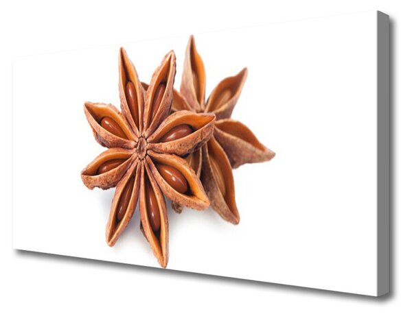 Tablou pe panza canvas Cinnamon Brown Floral