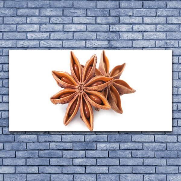 Tablou pe panza canvas Cinnamon Brown Floral