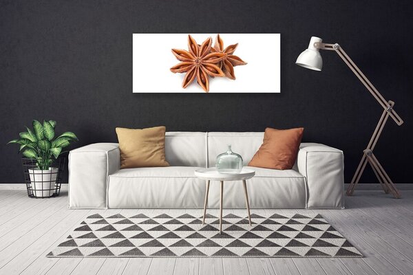 Tablou pe panza canvas Cinnamon Brown Floral