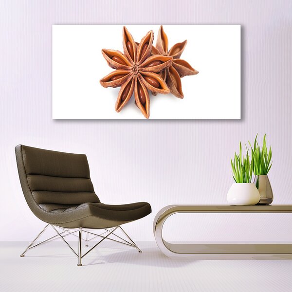 Tablou pe panza canvas Cinnamon Brown Floral