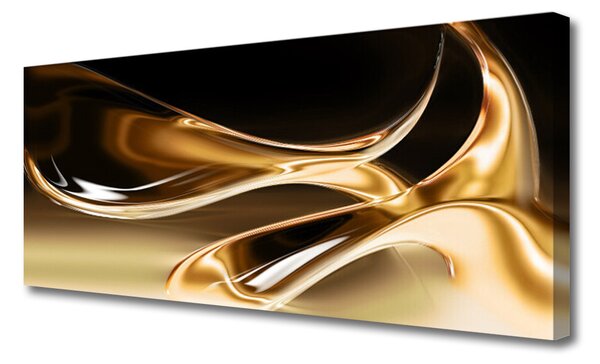 Tablou pe panza canvas Abstract Art Negru Aur