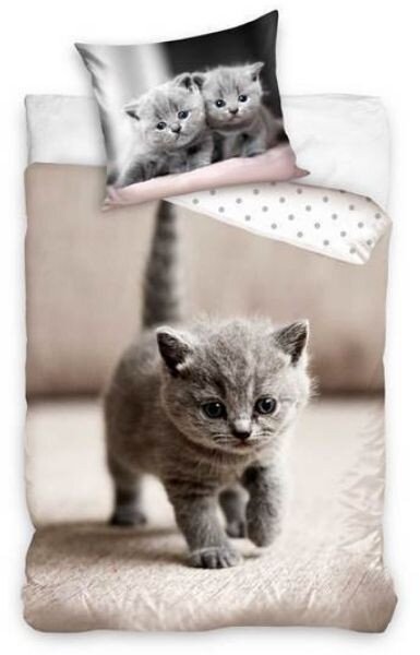 Lenjerie de pat Pisicuță (gray)
