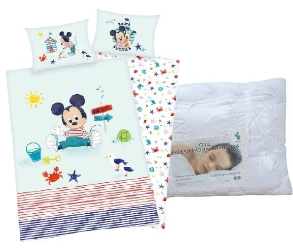 Set lenjerie de pat Mickey Mouse (beach) pentru copii