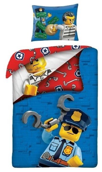 Lenjerie de pat LEGO (polițist)