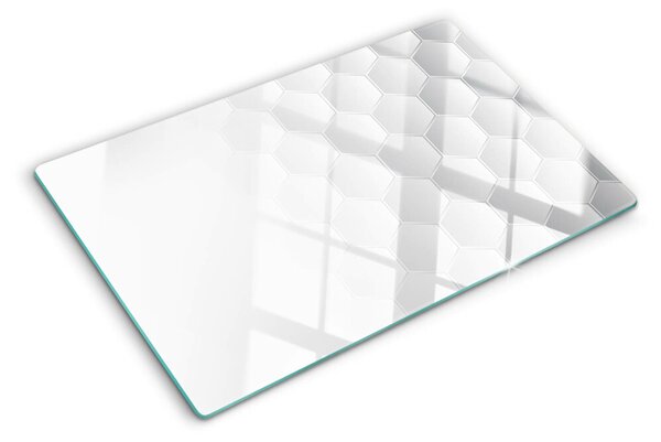 Tocător sticlă Model hexagonal
