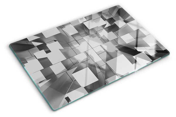 Tocător din sticlă Forme geometrice abstracte
