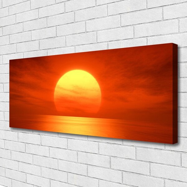 Tablou pe panza canvas Sun Peisaj Galben