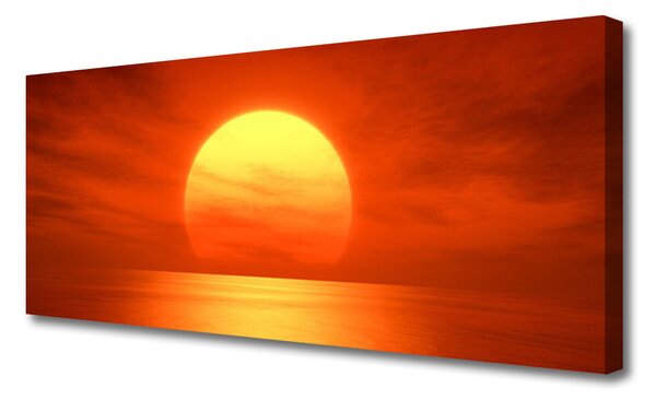 Tablou pe panza canvas Sun Peisaj Galben