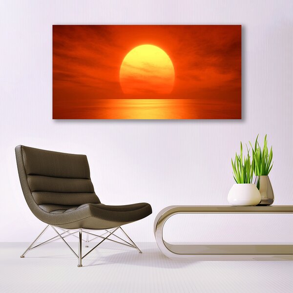 Tablou pe panza canvas Sun Peisaj Galben