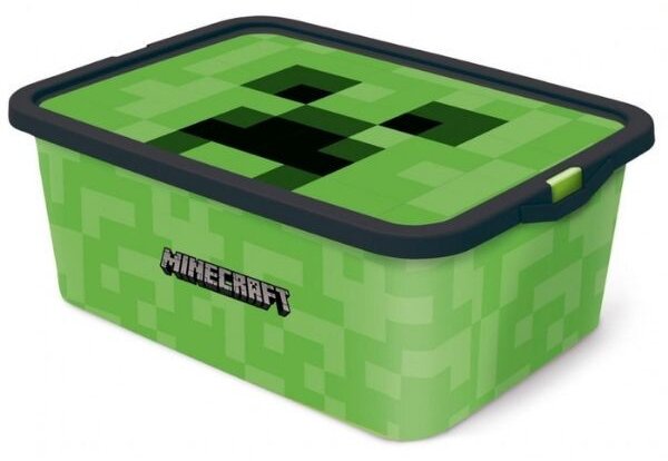 Cutie depozitare jucării cu capac Minecraft 13 l