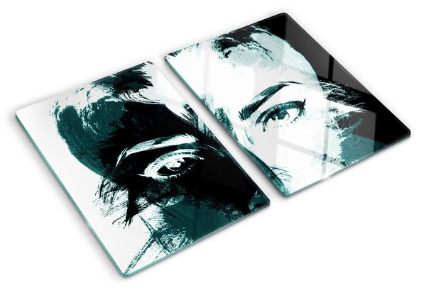 Tocător de bucătărie Portret în stil abstract