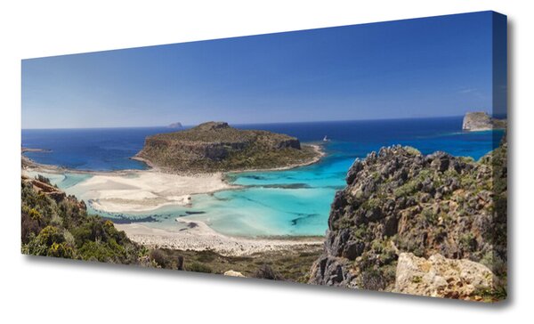 Tablou pe panza canvas Sea Beach Peisaj Maro Albastru