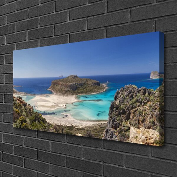 Tablou pe panza canvas Sea Beach Peisaj Maro Albastru