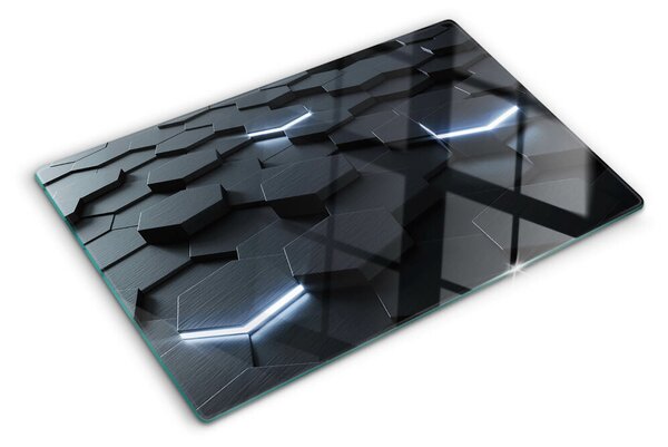 Tocător de bucătărie Model hexagonal cu efect 3D