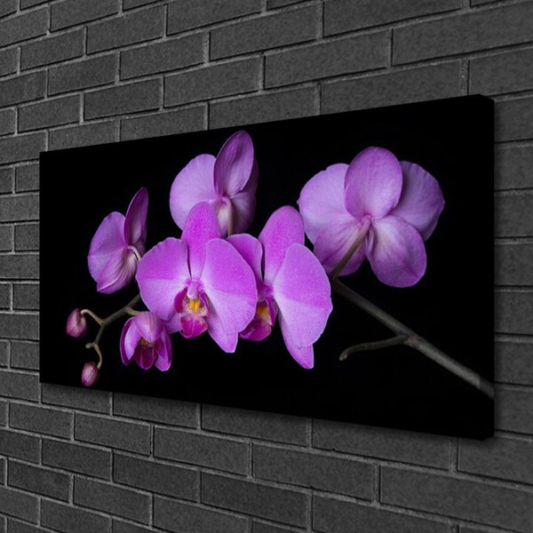 Tablou pe panza canvas Flori roz Floral