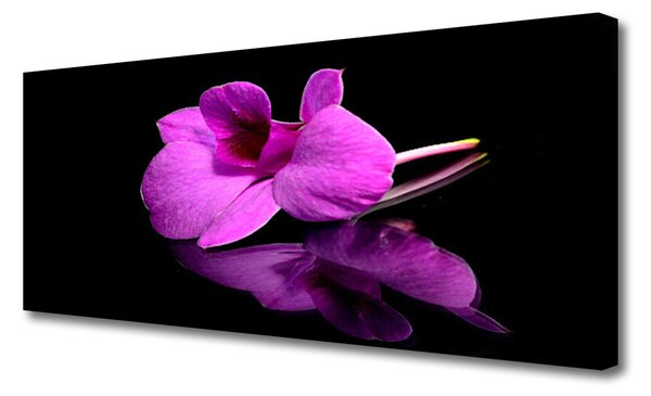 Tablou pe panza canvas Florale flori roz
