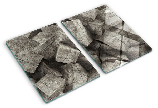 Tocător sticlă Forme geometrice abstracte