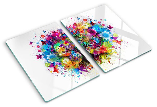 Tocător de bucătărie Copacul Vieții Colorat