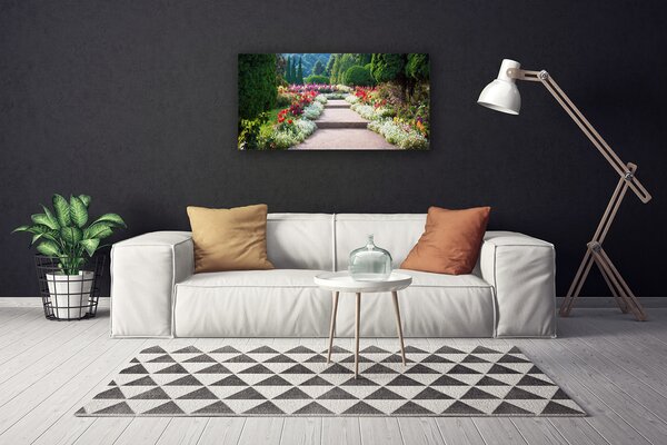 Tablou pe panza canvas Scari Garden Natura Multi