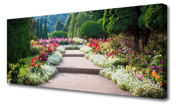 Tablou pe panza canvas Scari Garden Natura Multi