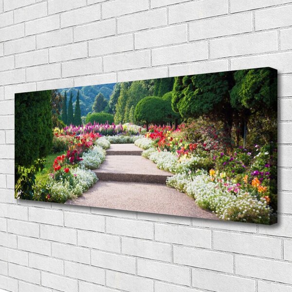 Tablou pe panza canvas Scari Garden Natura Multi