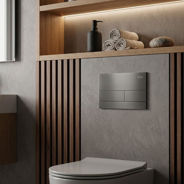 Set Cadru Îngropat Slim 024N pentru WC cu Buton T Titan