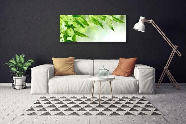 Tablou pe panza canvas Frunze verde florale