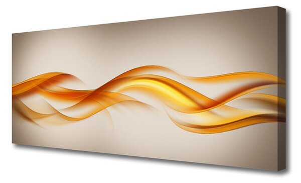 Tablou pe panza canvas Abstract Art Galben Gri