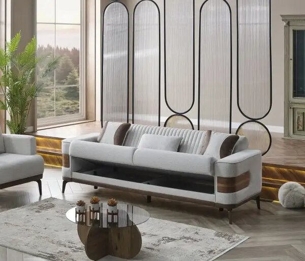Canapea extensibila 3 locuri New Wood