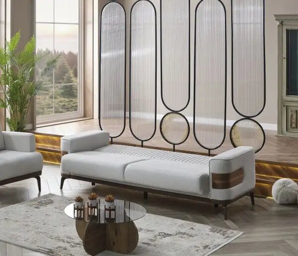 Canapea extensibila 3 locuri New Wood