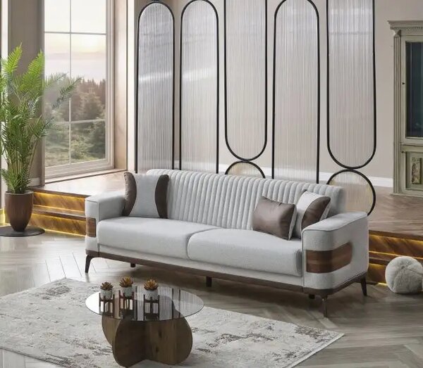 Canapea extensibila 3 locuri New Wood