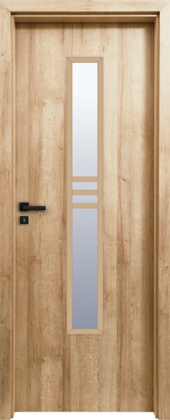 Usa HDF cu toc reglabil din MDF PAL - Colectia LUIS 4.2 - Culoare Stejar