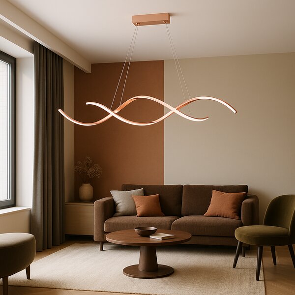Lampa LED LHJ021-CP ROSE GOLD
