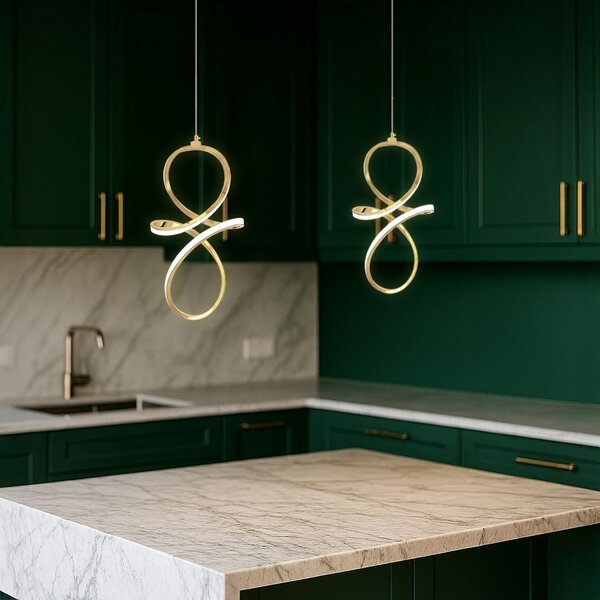 Lampă suspendată LED LHJ091-1CP GOLD