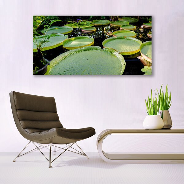Tablou pe panza canvas Abstract Art Verde Negru