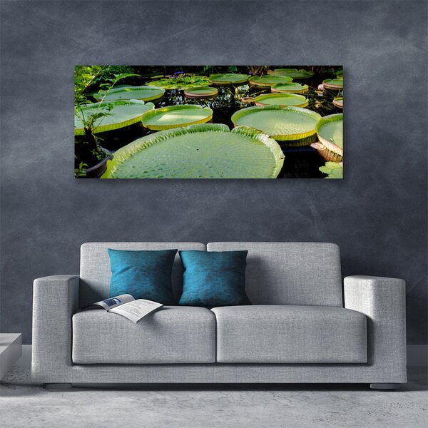 Tablou pe panza canvas Abstract Art Verde Negru