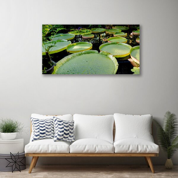 Tablou pe panza canvas Abstract Art Verde Negru