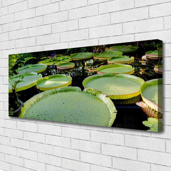 Tablou pe panza canvas Abstract Art Verde Negru