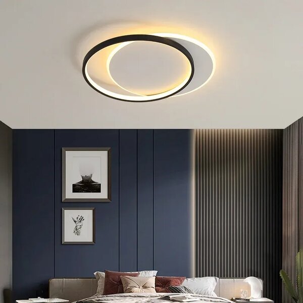 Lampă de tavan LED LHJ076-C NEAGRĂ 40 CM
