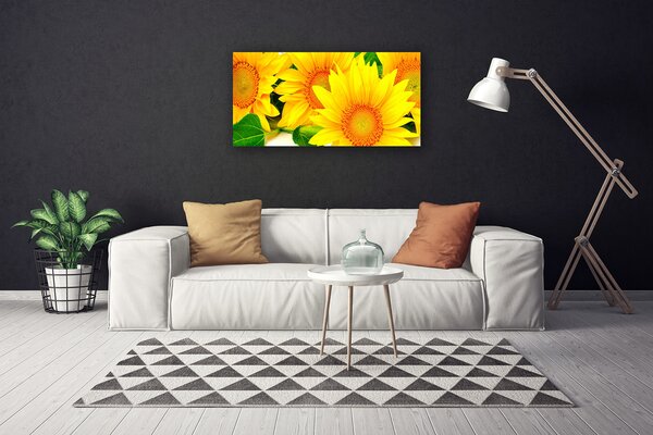 Tablou pe panza canvas Floarea soarelui Floral Galben