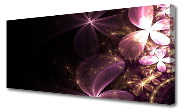 Tablou pe panza canvas Abstract Art Negru Roz Aur