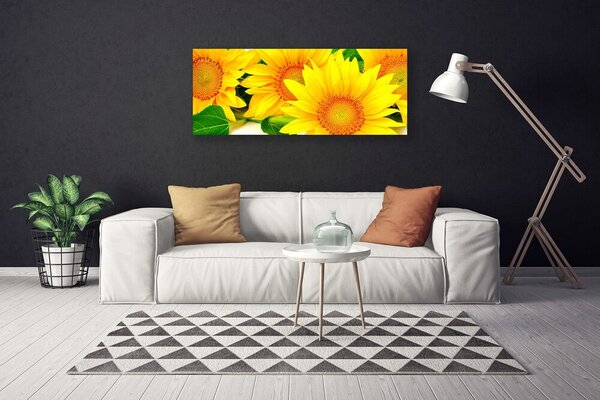 Tablou pe panza canvas Floarea soarelui Floral Galben
