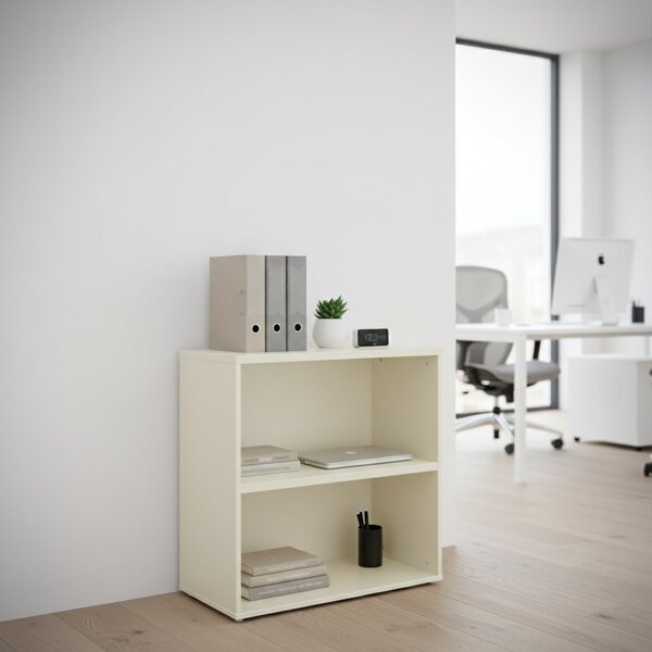 Dulap mic SimpleOffice 80 x 40 x 80 cm, alb