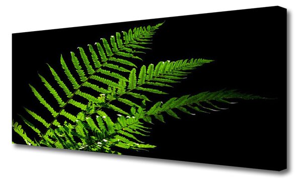 Tablou pe panza canvas Frunze verde florale