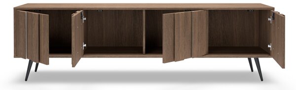 Comodă TV Flaro 184 cm cu iluminare - stejar dunin