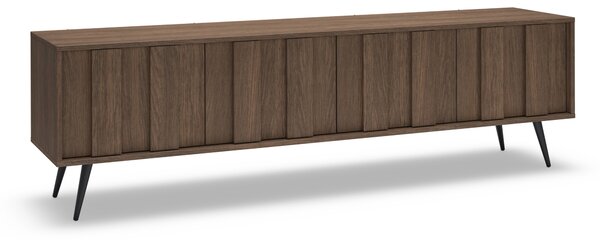 Comodă TV Flaro 184 cm cu iluminare - stejar dunin