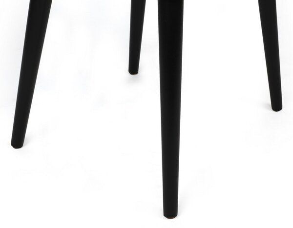 Set 2 scaune Model Tutku-301, Antracit/Negru, 50x49x90 cm
