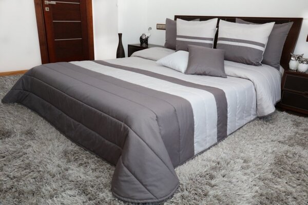 Cuverturi de pat de lux în culorea gri Lăţime: 200 cm | Lungime: 220 cm