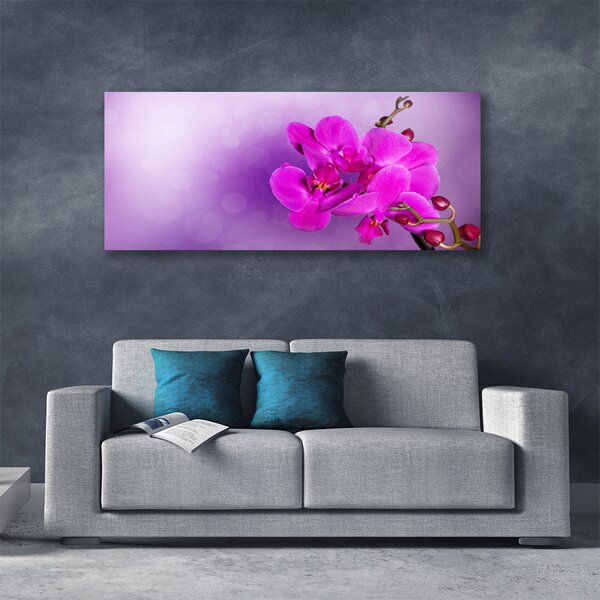 Tablou pe panza canvas Flori roz Floral
