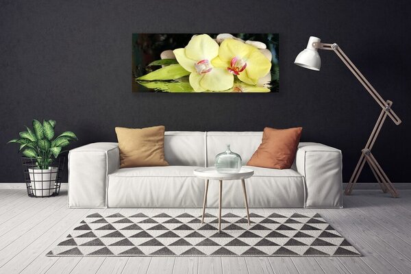 Tablou pe panza canvas Petal Floral Verde